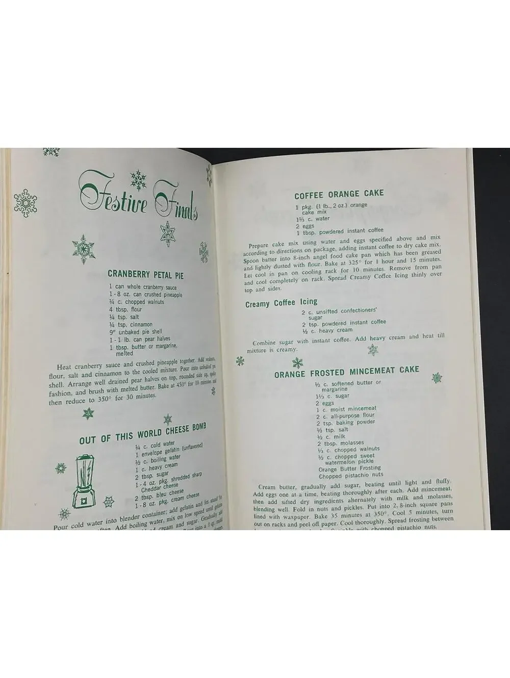 Vintage 1950s CL&P Holiday Recipe Cookbook: Connecticut Christmas Desserts